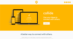 Desktop Screenshot of collideapp.com