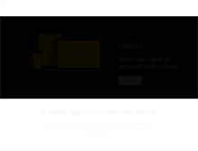 Tablet Screenshot of collideapp.com